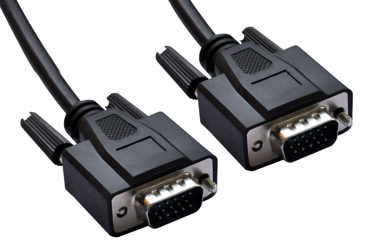 Astrotek VGA Cable 3m - 15 pins Male to 15 pins Male for Monitor PC Molded Type Black