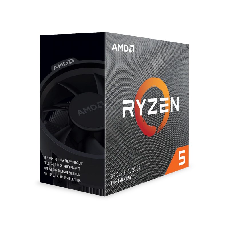 AMD Ryzen 5 3600, 6 Core AM4 CPU, 3.6GHz 4MB 65W w/Wraith Stealth Cooler Fan (AMDCPU)(AMDBOX)