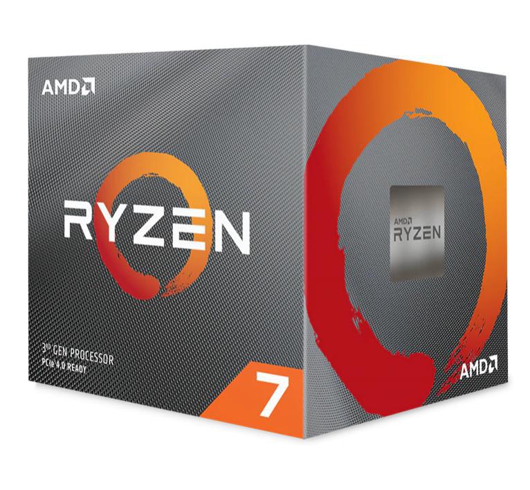 AMD Ryzen 7 3800X, 8 Core AM4 CPU, 3.9GHz 4MB 105W w/Wraith Prism Cooler Fan (AMDCPU)(AMDBOX)