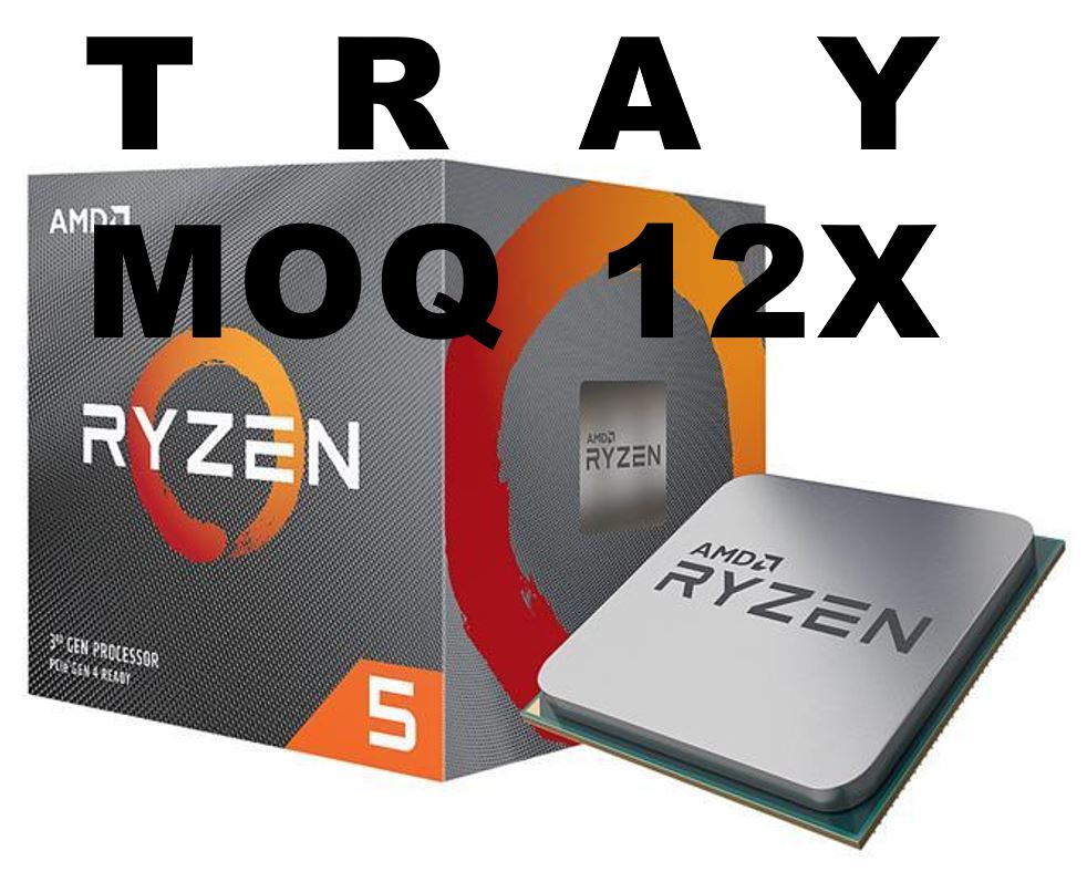 (Clamshell Needed) AMD Ryzen 7 2700X, 8 Cores AM4 CPU, 4.35GHz 20MB 105W No Fan MOQ 12 or Ship Install On MB 1YW (AMDCPU) (TRAY-P)