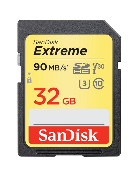 SanDisk 32GB Extreme SD UHS-I Memory Card 150MB/s Full HD & 4K UHD Class 30 Speed Shock Proof Temperature Proof Water Proof X-ray Proof Digital Camera