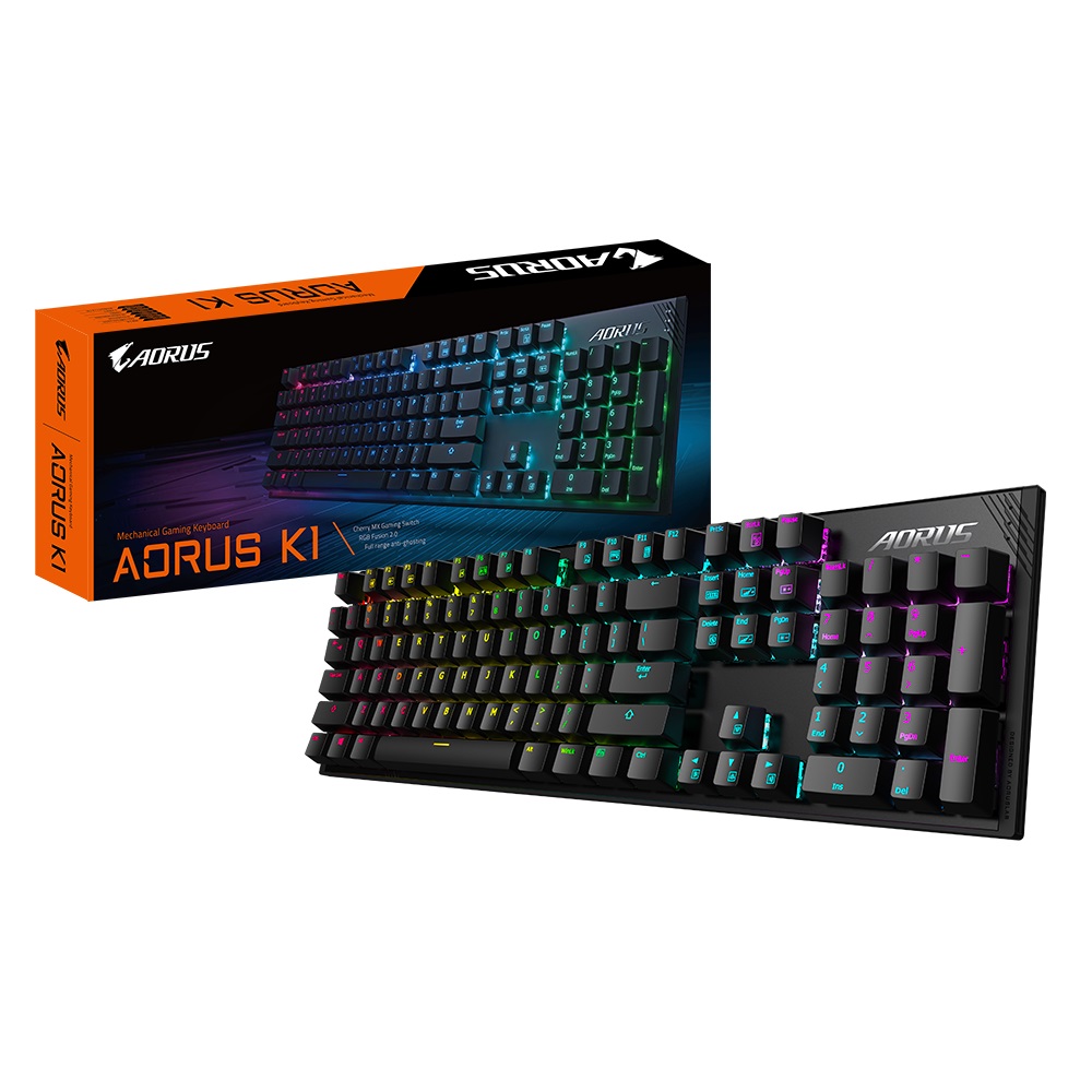 Gigabyte AORUS K1 Aorus Cherry Red Mechanical keyboard/RGB Fusion (per key)