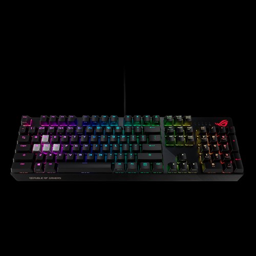 ASUS XA04 STRIX SCOPE DX/RD ROG Strix Scope Deluxe RGB Wired Mechanical Gaming Keyboard, Cherry MX Switches, Aluminum Frame