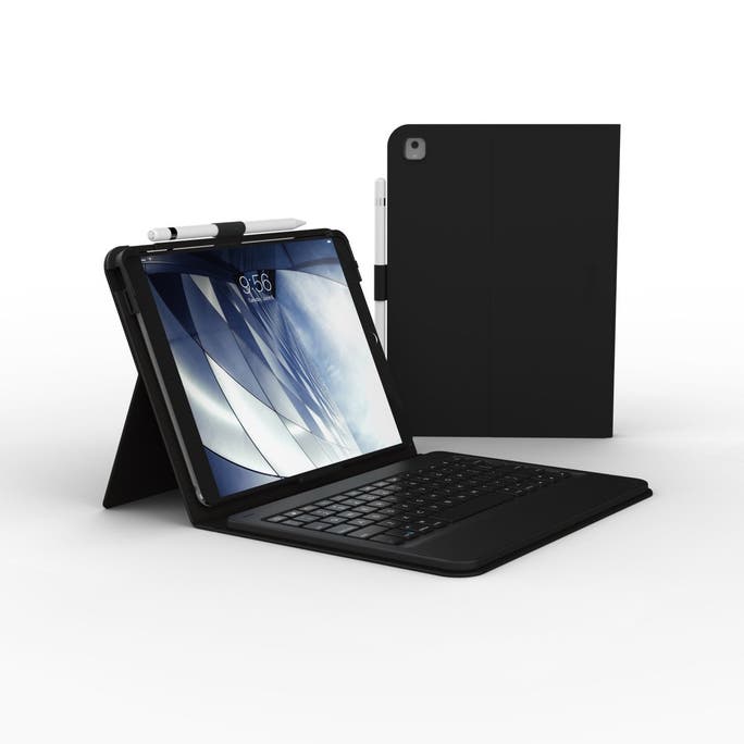 Zagg Messenger Folio - For iPad 10.2/10.5/Air 3 - Keyboard - Black (103004684), Protective, Fabric Wrap Case , Bluetooth Pairing, Magnetic Closure