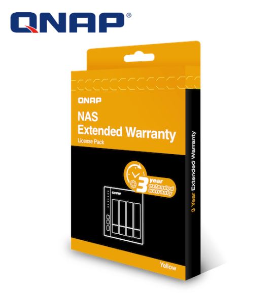 QNAP EXTW-YELLOW-3Y-EI 3 Year Extended warranty for QNAP NAS