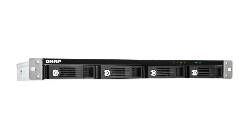 QNAP TL-R400S 4-bay 1U Rackmount 4 x 3.5-inch SATA 1 x SFF-8088