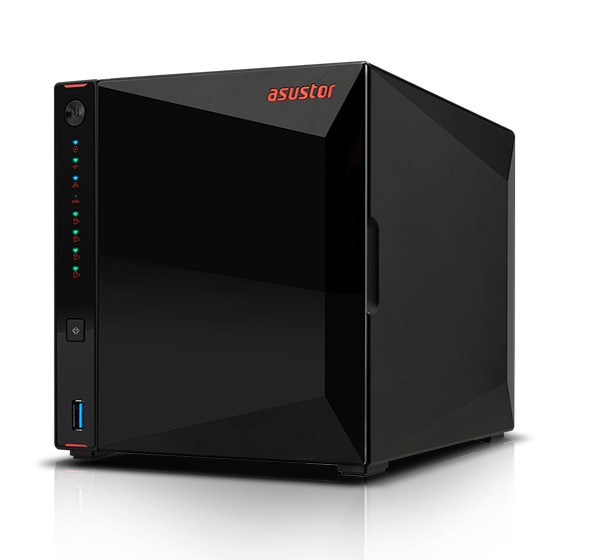 Asustor AS5304T 4 Bay Nimbustor 4 NAS Intel Celeron J4105 Quad Core 2.0 Ghz 2GB DDR4 HDMI2.0a 2x2.5GbE 3xUSB3.2 WoW 4K ~AS5202T