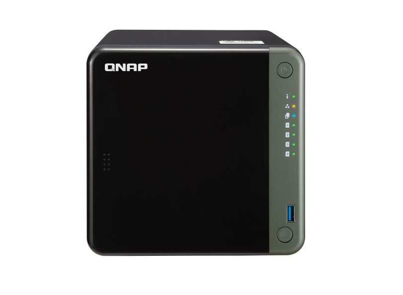 QNAP TS-453D-4G 4-Bay NAS Intel® Celeron® J4125 quad-core 2.0 GHz processor 4 GB DDR4 (1 x 4 GB) 64-bit 4 x 3.5-inch SATA 2 x2.5 Gigabit Tower 3yr war