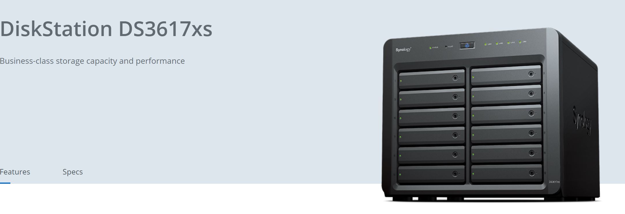 Synology DiskStation DS3617xs 12-Bay 3.5\