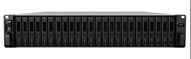 Synology FlashStation FS6400 24 Bay Intel Xeon Silver 4110 x 2 32G DDR4 ECC 1x1GbE 1x10GbE 2xUSB 3.0 1xExpansion Port 2 x Gen3 x8 slots 2U 2YR WTY