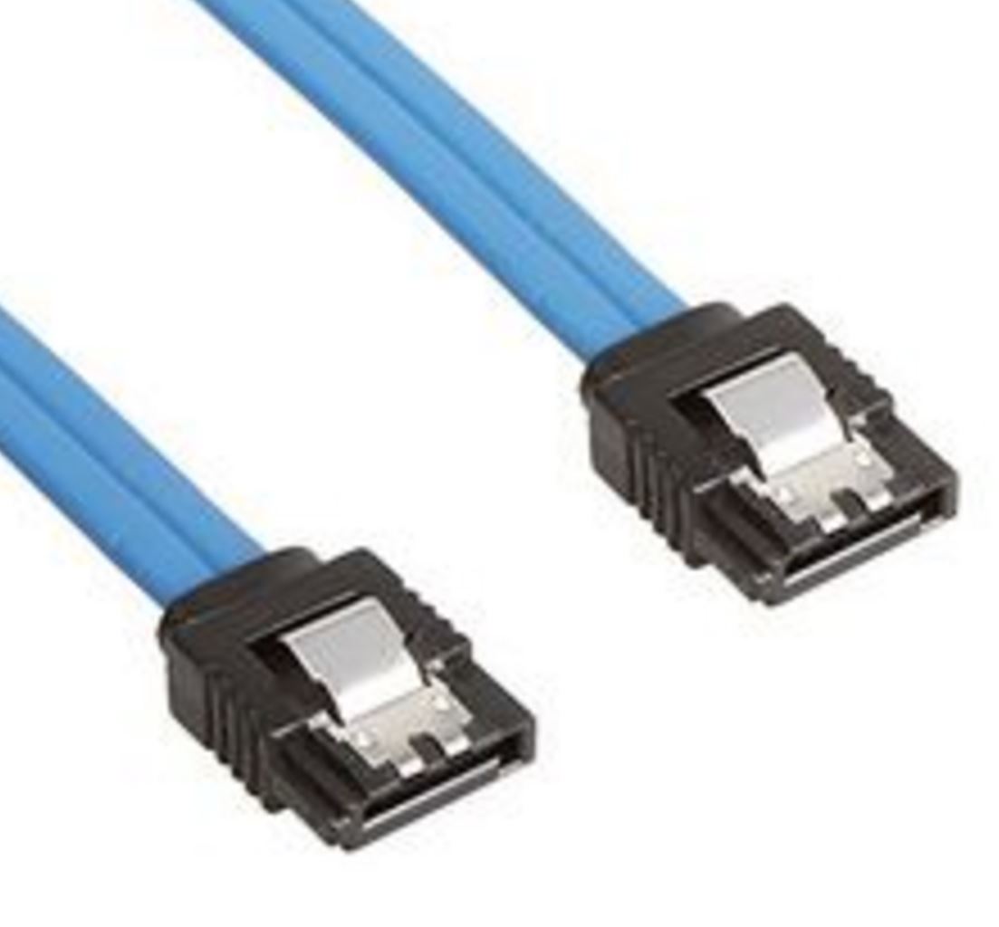 Astrotek SATA 3.0 Data Cable 50cm Male to Male Straight 180 to 180 Degree with Metal Lock 26AWG Blue ~CB8W-FC-5080