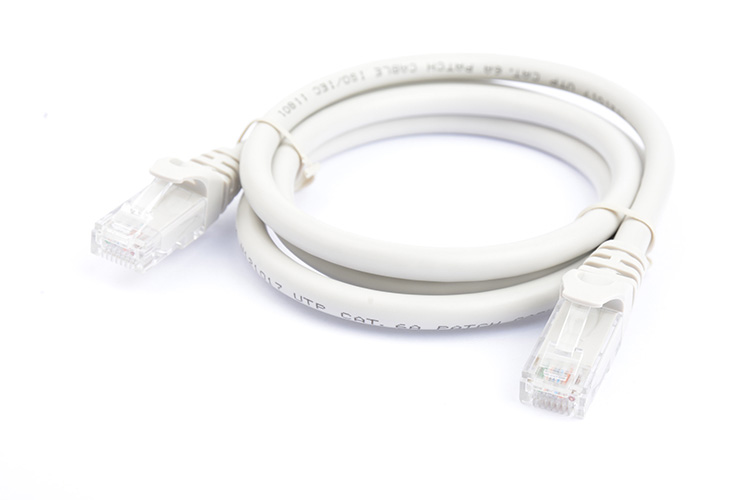 8Ware Cat6a UTP Ethernet Cable 1m Snagless Grey
