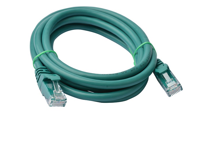 8Ware Cat6a UTP Ethernet Cable 2m Snagless Green