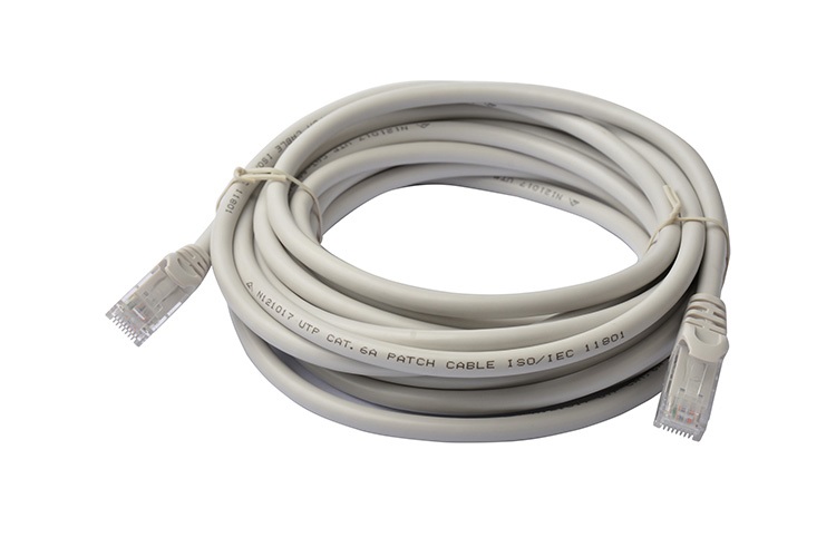 8Ware Cat6a UTP Ethernet Cable 5m Snagless Grey